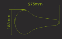 saddle size